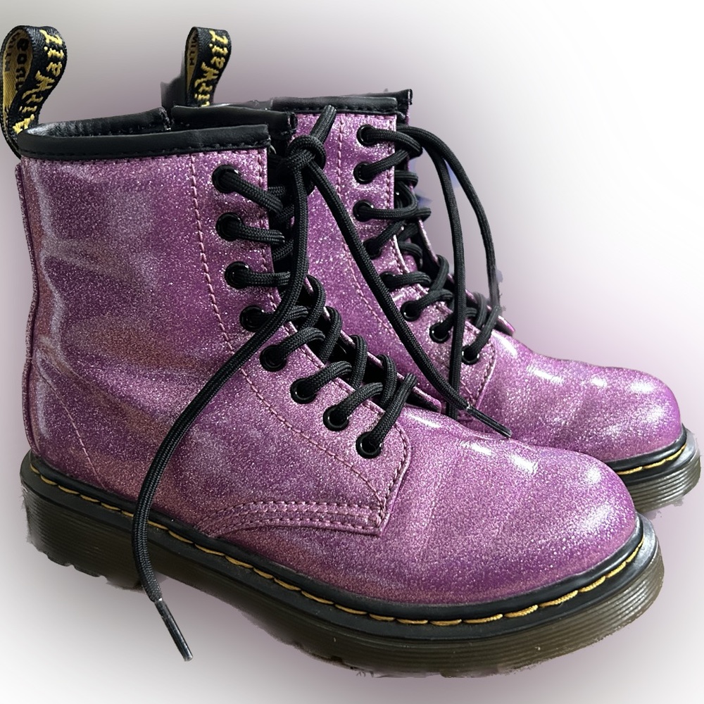 Little Kids 13 - Doc Martins 1460 Glitter J